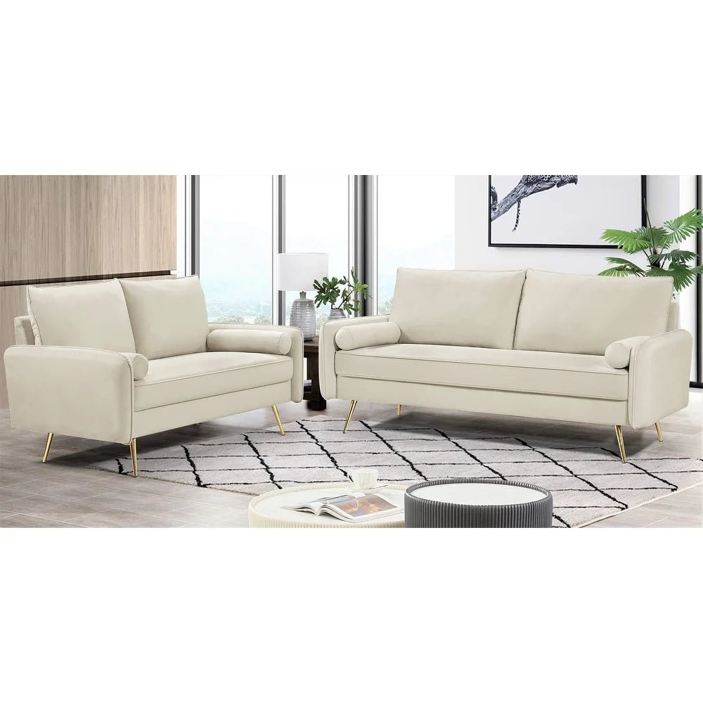 Velvet Sofa + Loveseat Set 9746 - Maison de Liquidation