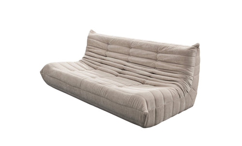 Toga Compression Fabric Sofa – Boneless Couch, Modern Soft Seating - 3 - Seater - Maison de Liquidation