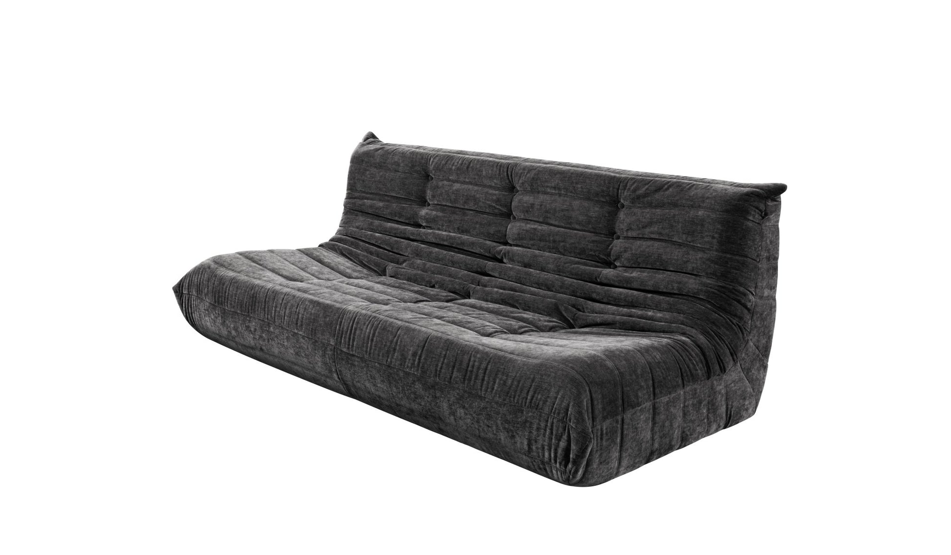 Toga Compression Fabric Sofa – Boneless Couch, Modern Soft Seating - 3 - Seater - Maison de Liquidation