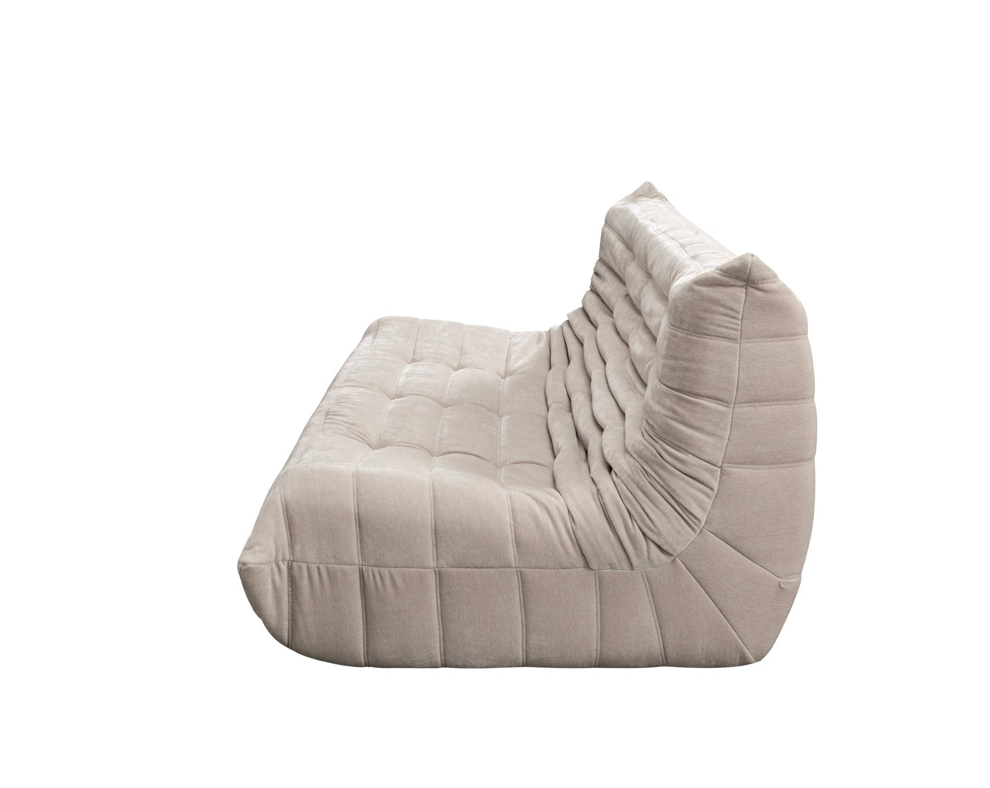 Toga Compression Fabric Sofa – Boneless Couch, Modern Soft Seating - 3 - Seater - Maison de Liquidation