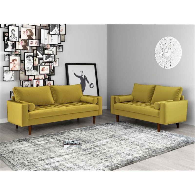Tufted Velvet Sofa + Loveseat Set 9747 - Maison de Liquidation